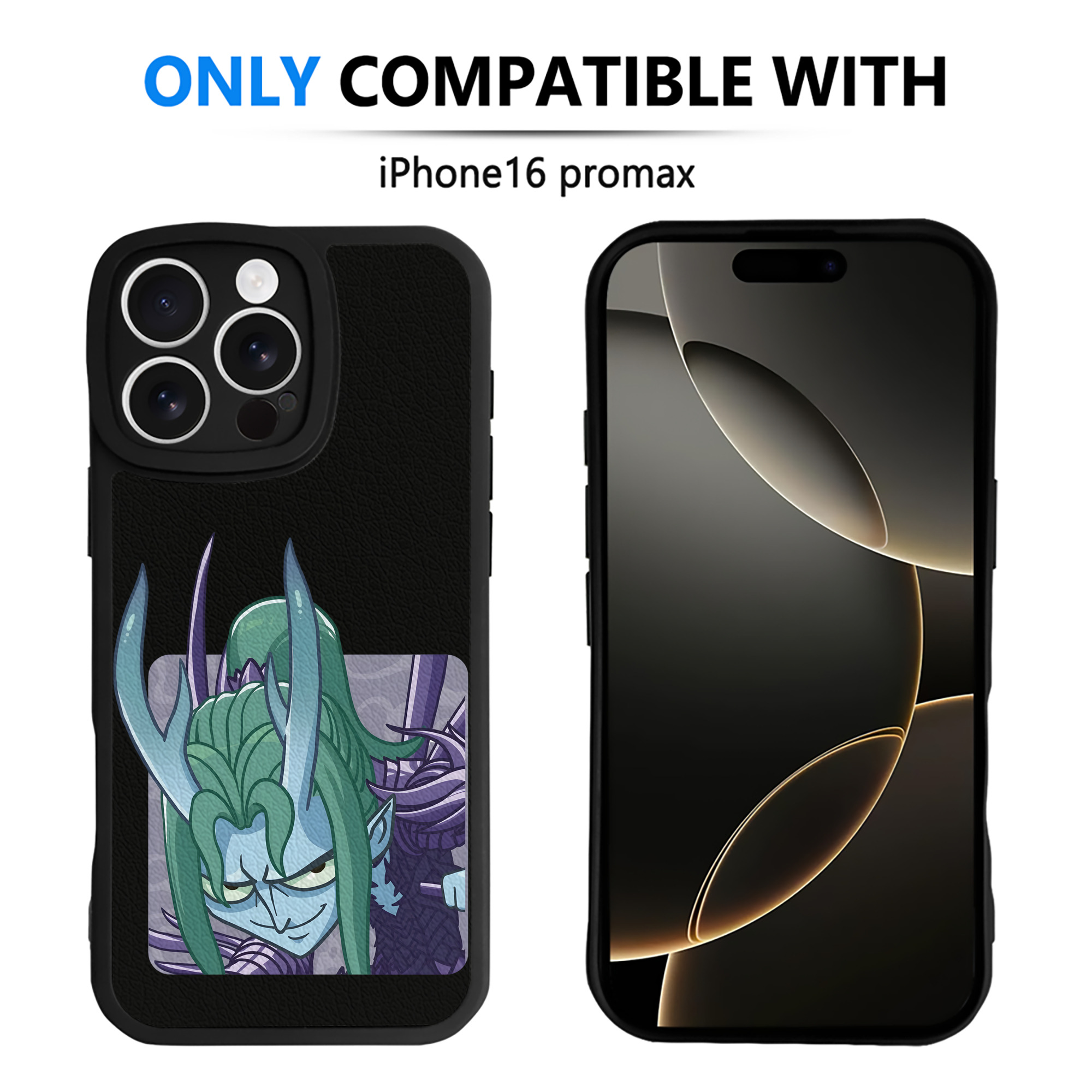 （画像用） Ne Zha 2 ナタ 魔童の大暴れ 【iPhone 16シリーズ対応】シリコンスマホケース（レザー調） 材質：シリコン